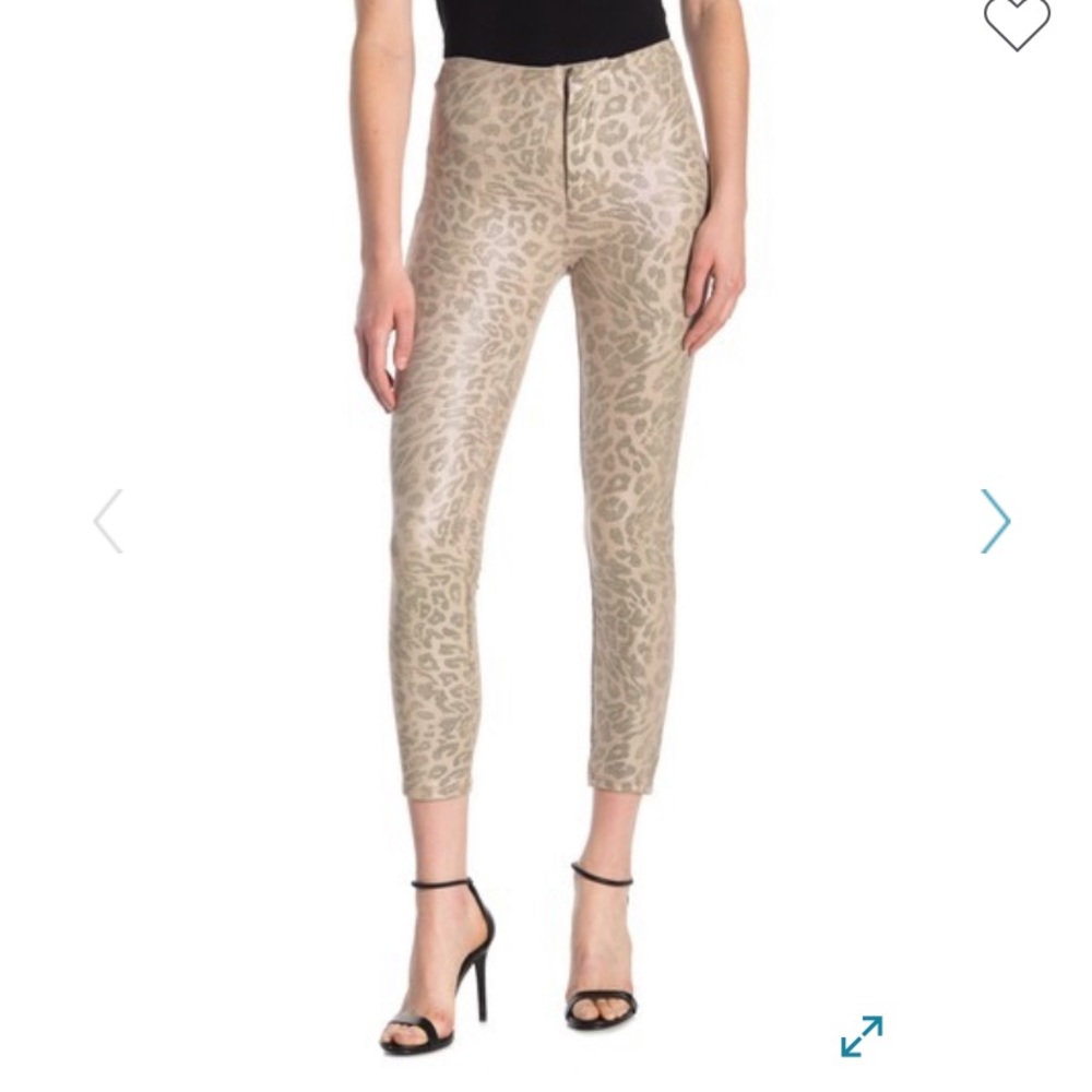 BRAND NEW NEVER WORN MOTHER suede cheetah pants